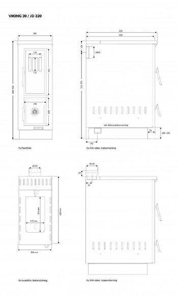 JD 320 Toppansluten