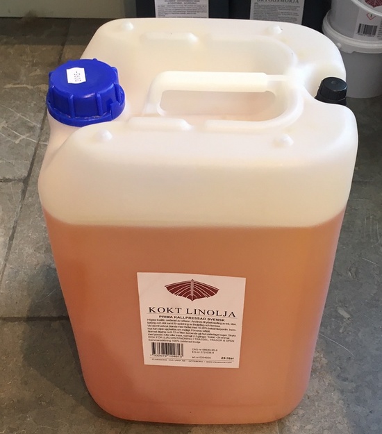 Kokt linolja 25 liter