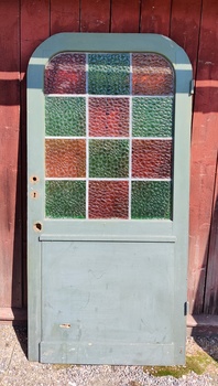 Enkeldörr med glas 83 x 172 cm, Finns på Överjärva