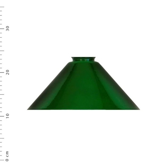 Skomakarskärm, grön 25 cm, hög