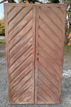 Dubbeldörr 121 x 214 cm, Finns på Överjärva