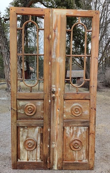 Dubbeldörr 1800-tal, 118 x 222 cm, finns på Överjärva