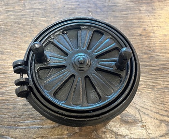Rosettventil med stos, utv mått ca 125 mm