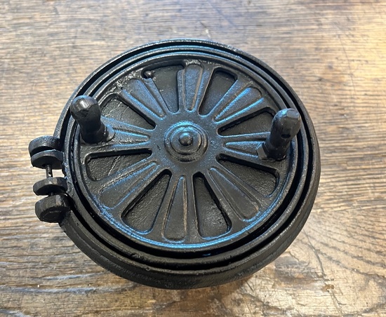 Rosettventil med stos, utv mått ca 125 mm