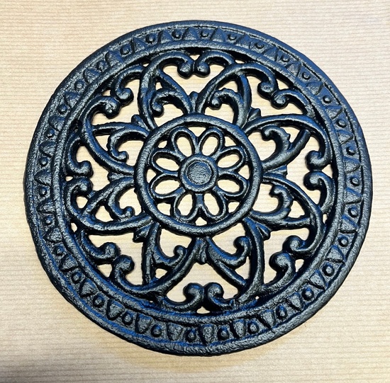 Plattventil m ornament, 150 mm