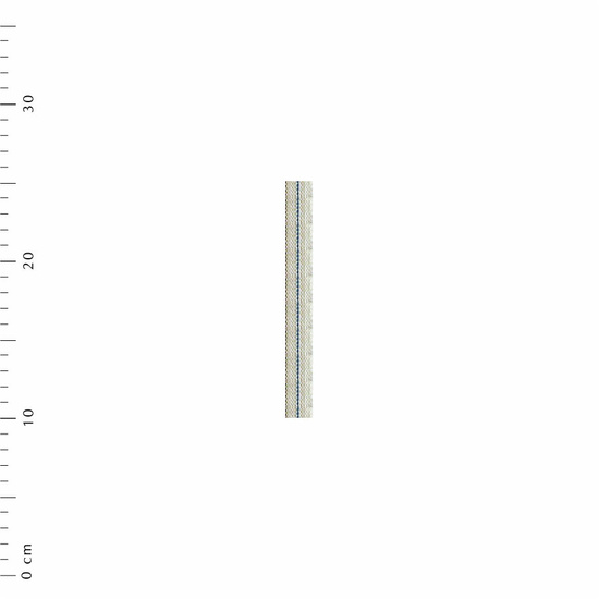 7''' (17 mm) veke till flatbrännare, 15 cm