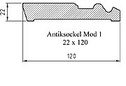 Antiksockel 22-120