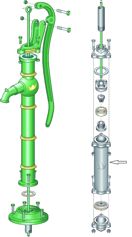 Cylinderhus utan kanna