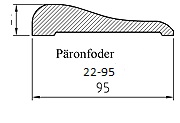 Päronfoder Slät 22-95