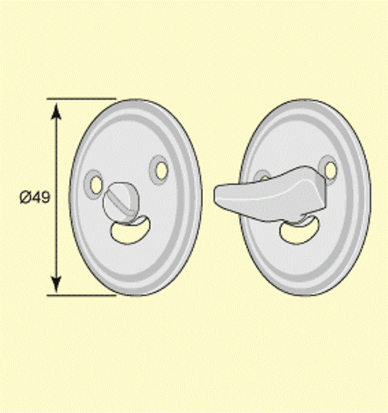 WC-lås runt nickel