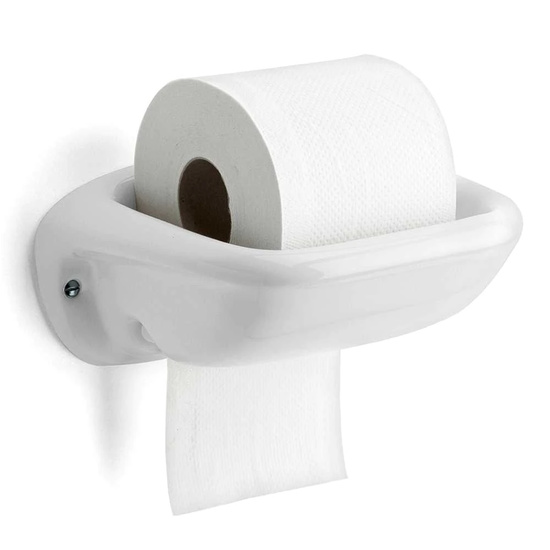 Toalettpappershållare klassisk i porslin