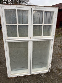 Fönster me karm, 139x195, finns på Överjärva Byggnadsvård